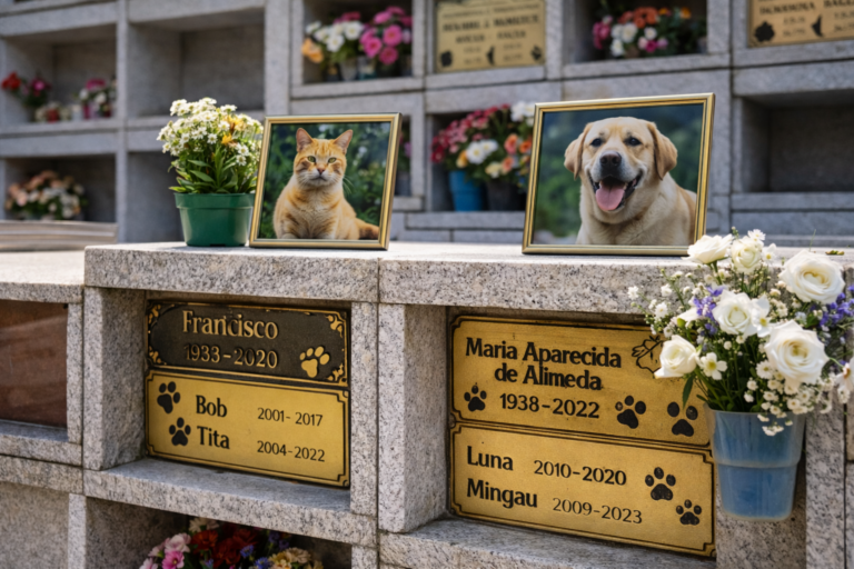 Cães e gatos poderão ser sepultados em jazigos familiares em São Paulo